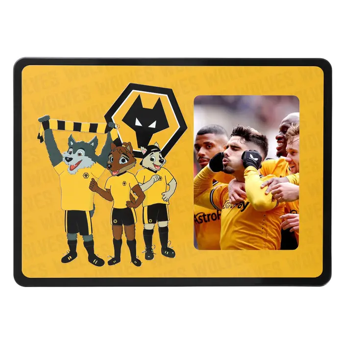 Wolverhampton Wanderers Store | Shop Official Mascot Metal Frame Wolves Gear